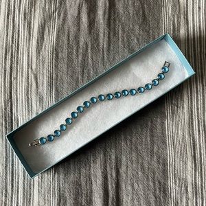 Touchstone Crystal by Swarovski Summer Blue Ice Bracelet
